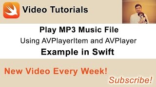 Play MP3 with AVPlayerItem and AVPlayer. Example in Swift.