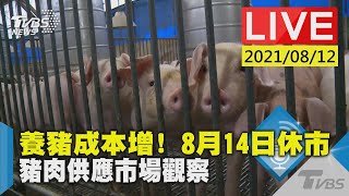 養豬成本增! 8月14日休市 豬肉供應市場觀察LIVE