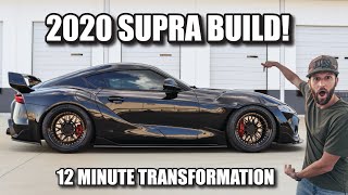 BUILDING A 600WHP 2020 SUPRA IN 12 MINUTES!