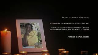 In Loving Memory of Aleta Maynard - Obituary