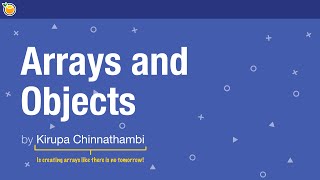 Arrays and Objects