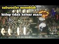 Servis subwoofer mobil monoblok bisu tidak keluar suara