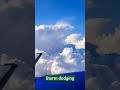 storm dodging in a plane shorts shortsvideo reels