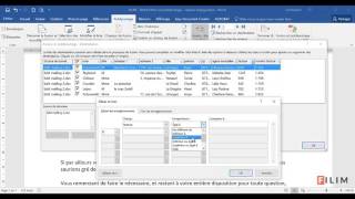 Word - 3 Avancé - Cours Publipostage Trier et Filtrer