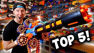 TOP 5 NERF GUNS from 2023!