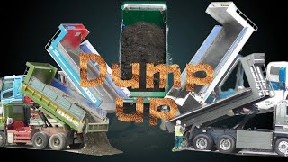 ダンプカー土砂の積み下ろし特集　～工事現場ではたらく車  dump truck（dump up） ～