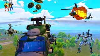 😱Epic Tank War vs Robot, M202, Helicopter & Jet Battle 💥 | Payload 3.0 PUBG Mobile