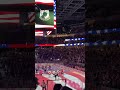 New York Islanders fans join Jonathan Wibben singing the USA National Anthem 🇺🇸