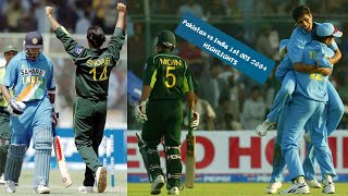 Pakistan vs India 1st ODI 2004 HD Highlights | Reliving the High Scoring Thrilling Clash