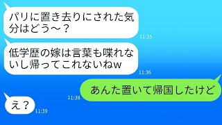 年収3000万円の妻を貧乏だと勘違いした姑が、家族旅行で彼女を置き去りにした。「寄生虫は一人残せ」とw。