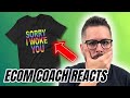 E-Commerce Coach Reacts To TERRIBLE Shopify Stores