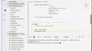 Tiny Python Projects: Ch 12 Pt 1 (Ransom intro)