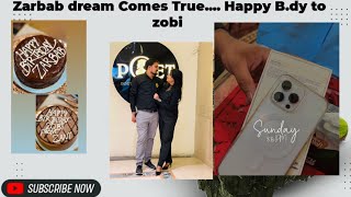 Zarbab ka sapna pura ho gya😭😭😭Grand Brthdy Gift mil gya🤓🤓#vlog#lahore#pakistan#november#birthday