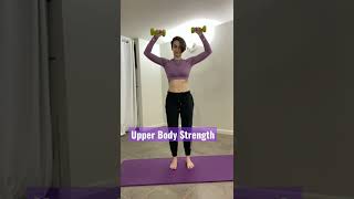 3 simple exercises to build upper body strength 💜 strong arms and back muscles #shorts #fitness