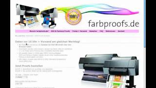 Farbproofs.de - So einfach können Sie einen Proof, Farbproof oder Digitalproof online bestellen