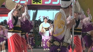 夜の純情演舞場を流す「三鷹商工連」第62回東京高円寺阿波おどり（2018.8.26）