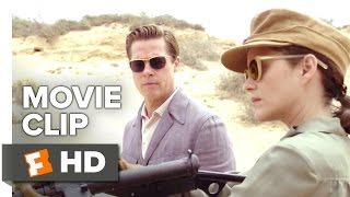 Allied Movie CLIP - Target Practice (2016) - Brad Pitt Movie