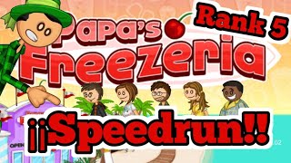 Intenté hacer un speedrun de Papa's Freezeria y este fue el resultado...