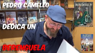 Pedro Camello dedica un Berenguela en el Salón del Cómic de Getxo 2024.