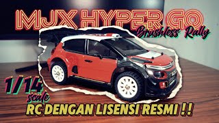 RC 1,4JT AN! UNBOXING CITROEN x MJX HYPER GO 14303 14TH SCALE GYRO BRUSHLESS RC MINI RALLY WRX