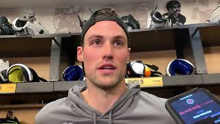 Brian Dumoulin on incredible assist vs. Predators