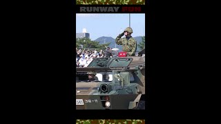 ♪陸軍分列行進曲♪ 陸上自衛隊 中部方面隊 創隊60周年記念行事 観閲行進 観閲部隊指揮官行進  #Shorts