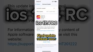 ios 17.4 RC Version- What's New? #ios17 #apple #iphone