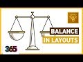 ⚖ Balance in Design layouts | Theory Tutorial  #85/365 Days of Creativity