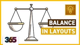 ⚖ Balance in Design layouts | Theory Tutorial  #85/365 Days of Creativity