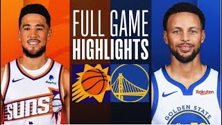Golden State Warriors vs. Phoenix Suns Full Game Highlight | NBA Highlights 2023