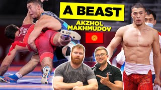 Akzhol Makhmudov - S&C Coaches Reaction - World Champion Greco Roman Wrestling