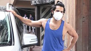 FIT & handsome Bollywood Actor Varun Dhawan Show His Body After GYM Watch Full Video @tellyfilms8864