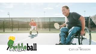 Pickelball Courts in Weston Regional Park!