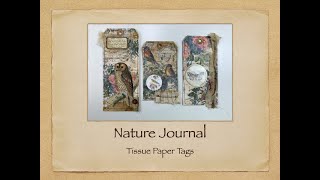 Junk Journal: Tissue Paper Tags