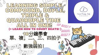 [MUSIC THEORY L8] Simple & Compound Time; Duple, Triple & Quadruple Meters; How to Count Beats?