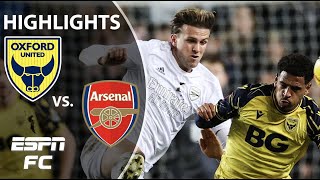 🚨 A DATE WITH MAN CITY! 🚨 Oxford United vs. Arsenal | FA Cup Highlights | ESPN FC