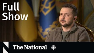 CBC News: The National | Volodymyr Zelenskyy, Hockey Canada, Food prices