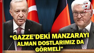 Almanya Cumhurbaşkanı Steinmeier Ankara'da! Başkan Erdoğan'dan önemli açıklamalar | A Haber