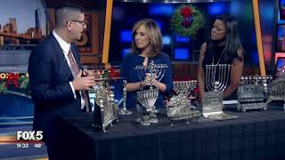 Jonathan Greenstein on Fox Hanukkah menorahs 2017