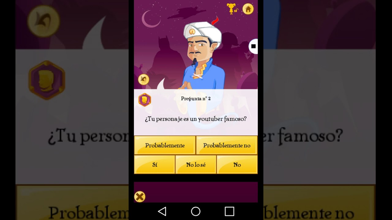 Por Primera Vez En Akinator - YouTube