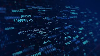 Digital Binary Code Background