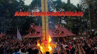 അഗ്നികണ്ഠാകർണ്ണൻ | Agni Kandakarnan Theyyam Ritual | Kannur | Kerala's Divine Dance