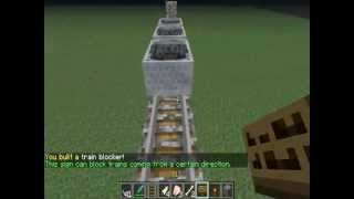 Minecraft - TrainCarts - Blocker sign