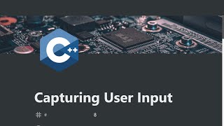 Capturing User Input in C++ with std::cin