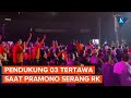 Momen Pendukung 03 Tertawa Saat Pramono Tanya soal Disneyland ke Ridwan Kamil