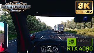 *8K* ATS with PNG 1.14 + Real Cinematic Reshade + NVIDIA Filter RTX 4090 Max Settings Gameplay