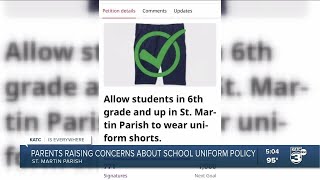 Hundreds of Parents in St. Martin Parish are Pushing for Changes to Existing Uniform Policy