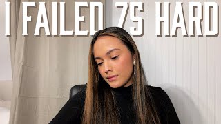 I FAILED 75 HARD | 2 WEEK RESULTS + WHAT I LEARNED