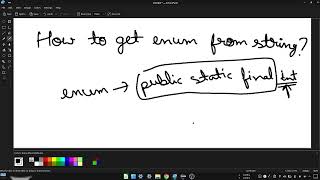 How to get enum value from string value in java