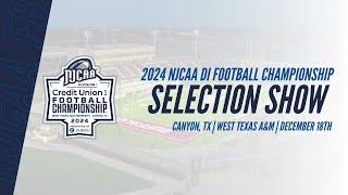 2024 NJCAA DI Football Championship Selection Show | Canyon, TX